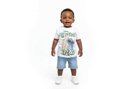 White Stitch Disney Tshirt White Nawao.com