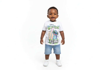 White Stitch Disney Tshirt White Nawao.com