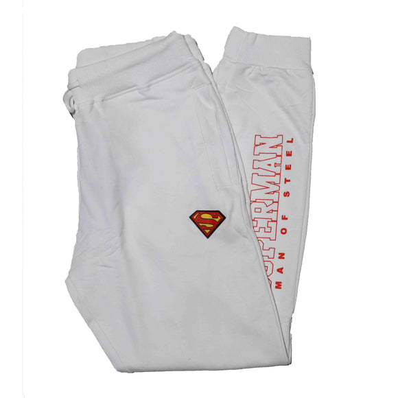 White Superman Active Pants Nawao.com