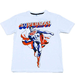 White Superman Tee Nawao.com