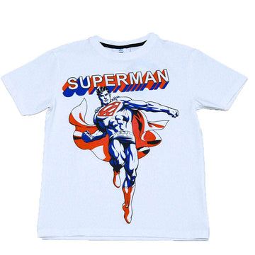 White Superman Tee Nawao.com