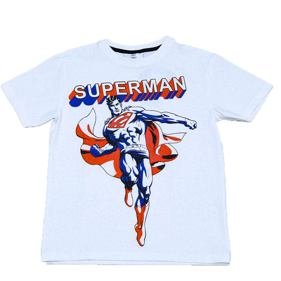 White Superman Tee Nawao.com