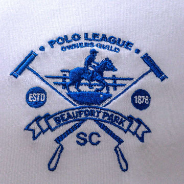 White T Shirt With Y D Rib And Chest Logo White Nawao.com