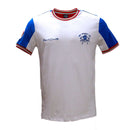 White T Shirt With Y D Rib And Chest Logo White Nawao.com