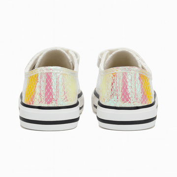 White Textured Sneaker White Nawao.com