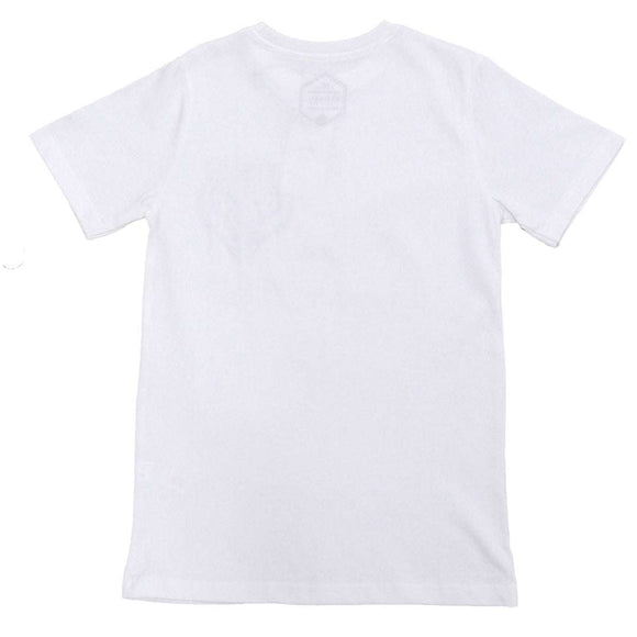 White Tiger Face Emboss Tee Nawao.com