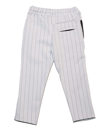 White Trouser With Grey Stripe Nawao.com