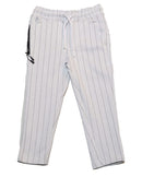 White Trouser With Grey Stripe Nawao.com