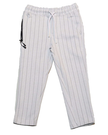 White Trouser With Grey Stripe Nawao.com