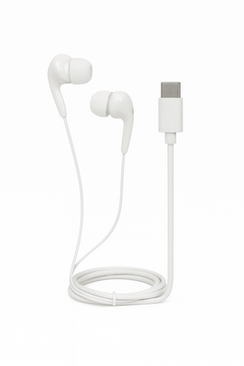 White Type C Wired Earphone Nawao.com