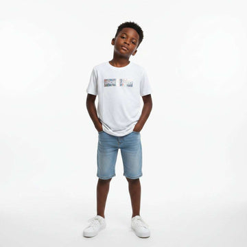 White Undefeated Tee With Reflective Print White Nawao.com