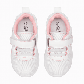 White Velcro Pump White Nawao.com