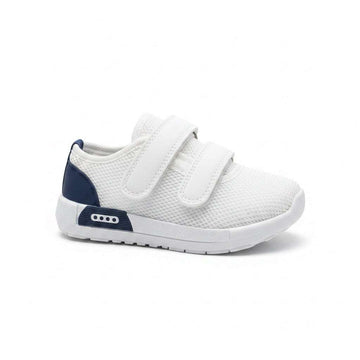 White Velcro Sneaker White S19 Nawao.com