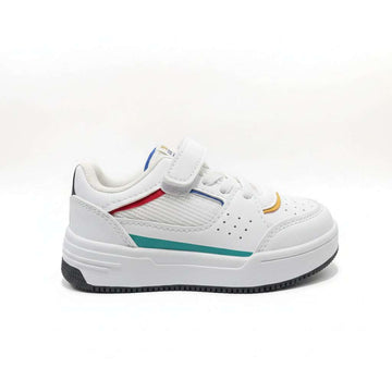 White Velcro Sneaker White S20 Nawao.com