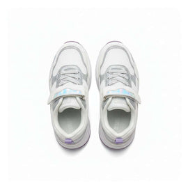 White Velcro Strap Trainer White Nawao.com
