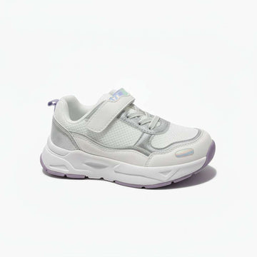 White Velcro Strap Trainer White Nawao.com