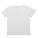 White W Gold Top With Allover Nawao.com