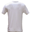 White Zip Placket Polo Shirt With Chest Logo White Nawao.com