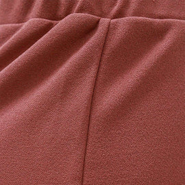 Wide Leg Pin Tuck Detail Trusers Pale Nawao.com