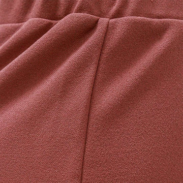 Wide Leg Pin Tuck Detail Trusers Pale Nawao.com