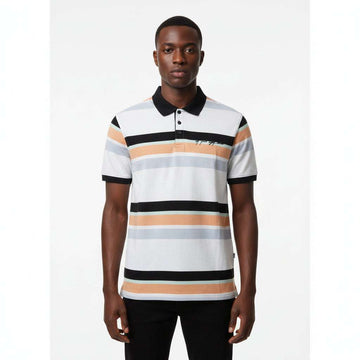 Yarn Dyed Polo Shirt Assorted Nawao.com