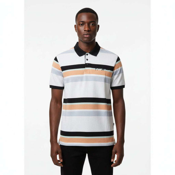 Yarn Dyed Polo Shirt Assorted Nawao.com