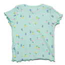 Yellow And Dark Mint Pack Of 2 Tshirts Nawao.com
