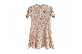 Yellow Floral Skater Dress With Shorts Sets Assorted Nawao.com