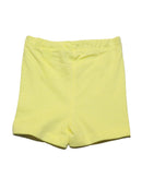 Yellow Frill Sleeves And Shorts Set Nawao.com