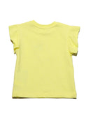 Yellow Frill Sleeves And Shorts Set Nawao.com