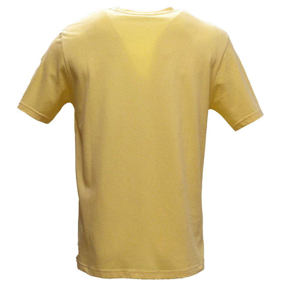 Yellow Jacqard Logo T-Shirts Nawao.com