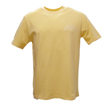Yellow Jacqard Logo T-Shirts Nawao.com