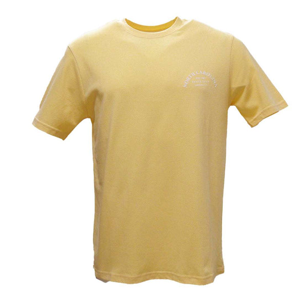 Yellow Jacqard Logo T-Shirts Nawao.com