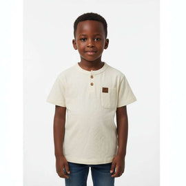 Yellow Pin Stripe Henley   T Shirt Yellow Nawao.com