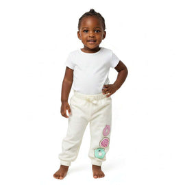 Yellow Placement Print Jogger Yellow Nawao.com