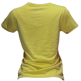 Yellow Printed T Shirt Nawao.com