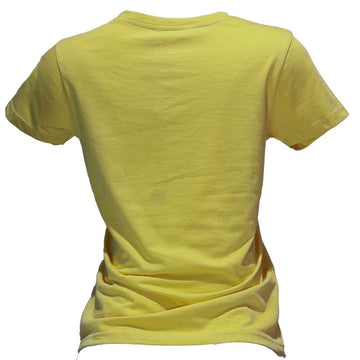 Yellow Printed T Shirt Nawao.com