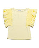 Yellow Ruffled Sleeve Nawao.com
