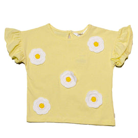 Yellow S S Crochets At Front T Nawao.com