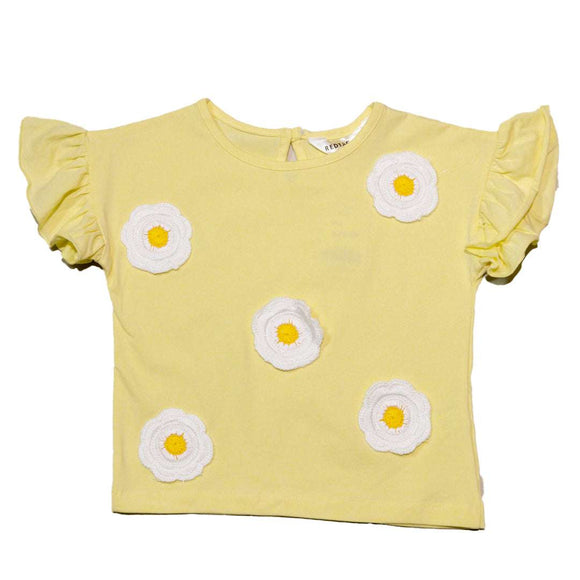 Yellow S S Crochets At Front T Nawao.com
