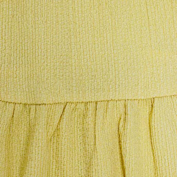 Yellow Smocking Dress Yellow Nawao.com