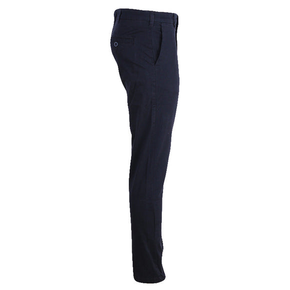 Redtag Slim Fit Stretch Chino Casual Navy Trousers