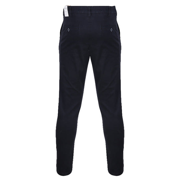 Redtag Slim Fit Stretch Chino Casual Navy Trousers