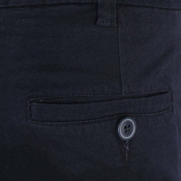 Redtag Slim Fit Stretch Chino Casual Navy Trousers