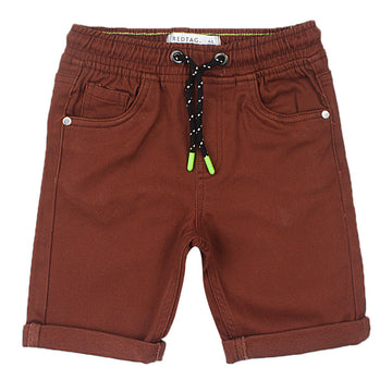 Redtag Pull On Denim Shorts for Kids