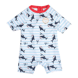 Blue Shark print Swimsuits