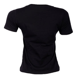 REDTAG Black Graphic Print T-Shirt - 0