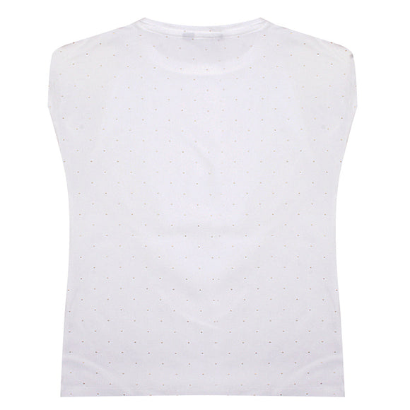 REDTAG White Polka Dot Top