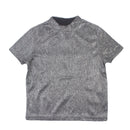 Redtag Metallic Black High-Neck T-Shirt for Girls