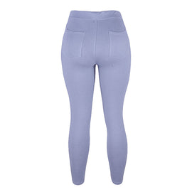 REDTAG Blue Leggings for Women - 0